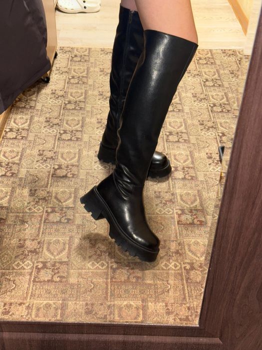 Продам сапоги-ботфорты р.40 б/у