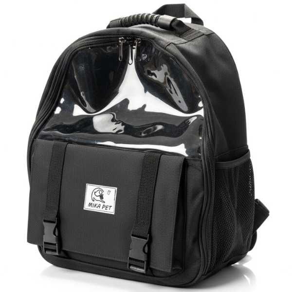 Раница за Домашен Любимец - Куче/Коте - 40см/30см/18см - Черна