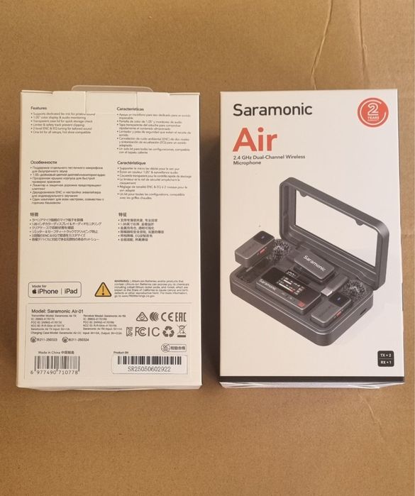 Беспроводной микрофон Saramonic Air 01 с экраном. Есть доставка