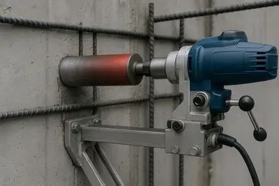 Алмазное сверление бурение стен