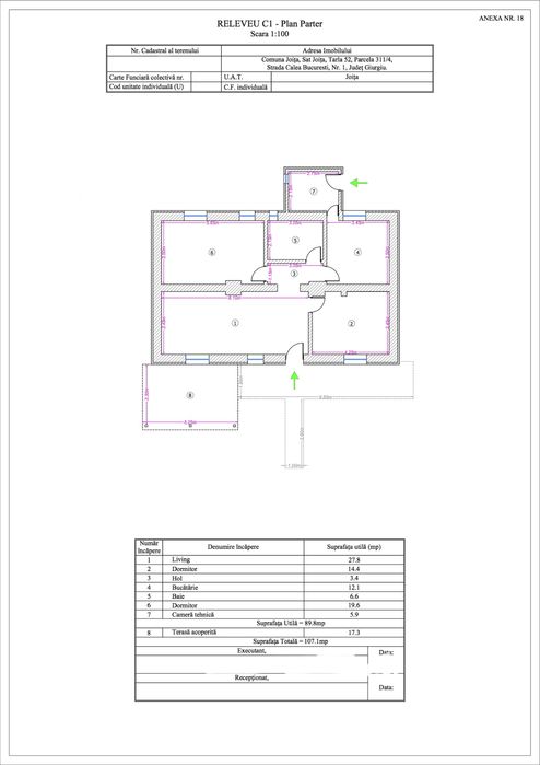 Casa 3 camere Comuna Joita