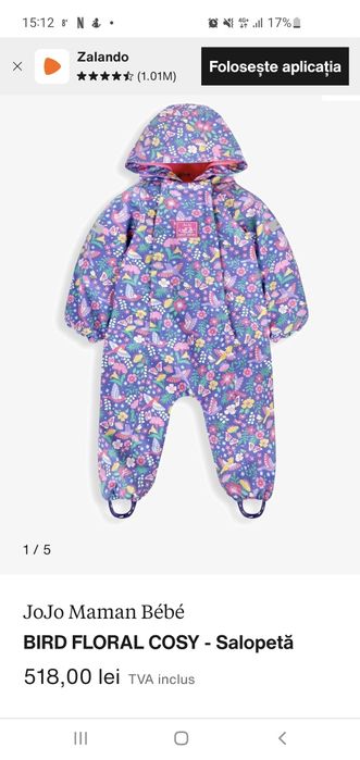 Combinezon impermeabil Jojo Maman Bebe