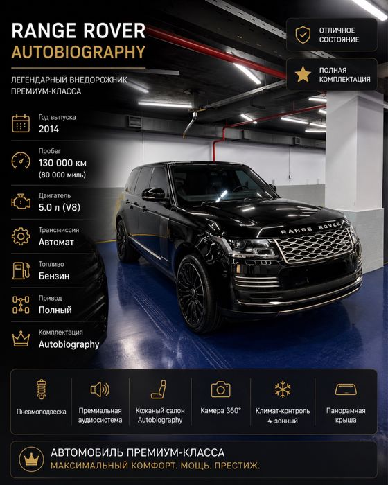 Range Rover Autobiography 5.0 Supercharged | 2014