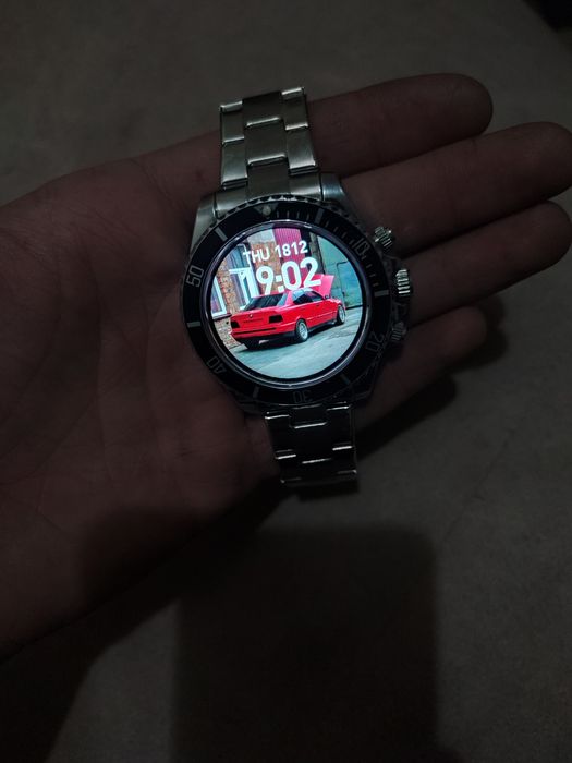 Продам часы AW12 PRO серебристые