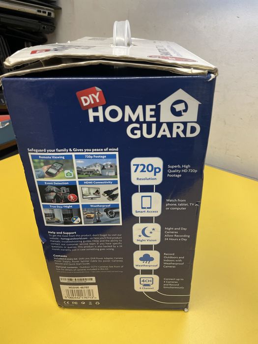 HOMEGUARD Smart HD CCTV 2 camere HD 720p DVR 4 canale