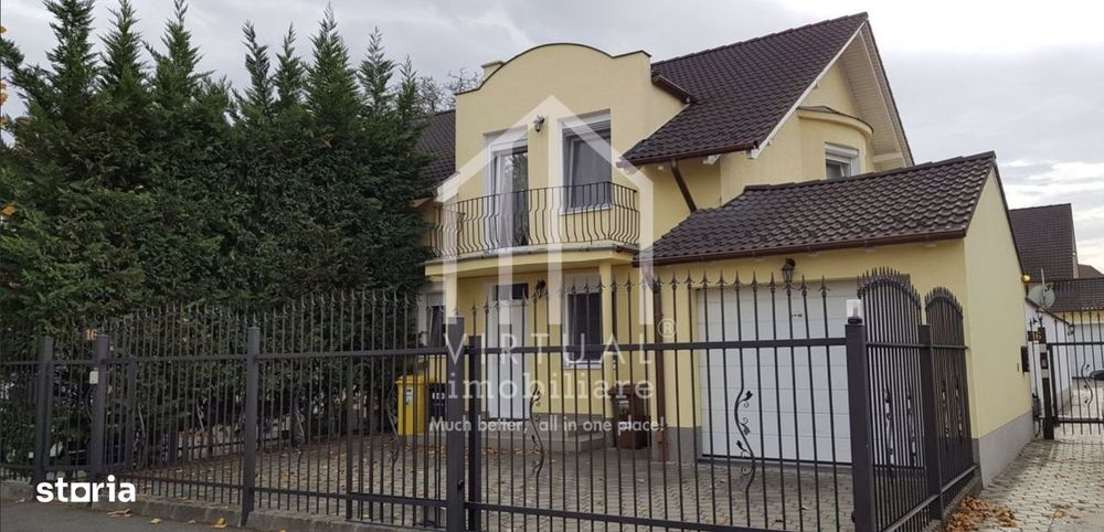 Casa de inchiriat in zona Trei Stejari, 3 dormitoare, 2 bai, garaj
