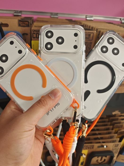 IPhone 17 Pro,17 Pro Max  Magsafe гърбове с връзка през рамо