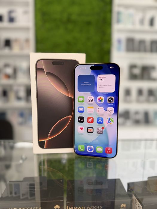 **ATSGSM.RO** iPhone 16 Pro Max 512Gb DESERT/Baterie98%/Fact+gar 24 luni Altex