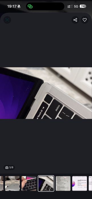 Macbook pro 2020, M1, 512