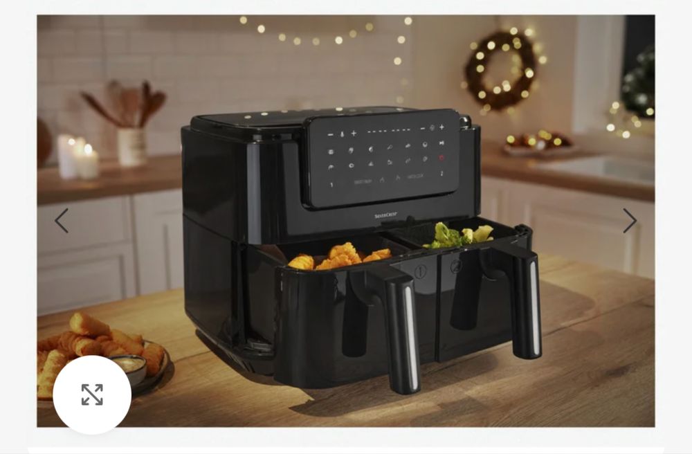 Airfryer с две отделения за различни ястия Silvercrest