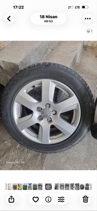 Vand jante originale audiR17 si cuciucuri R18 m+s