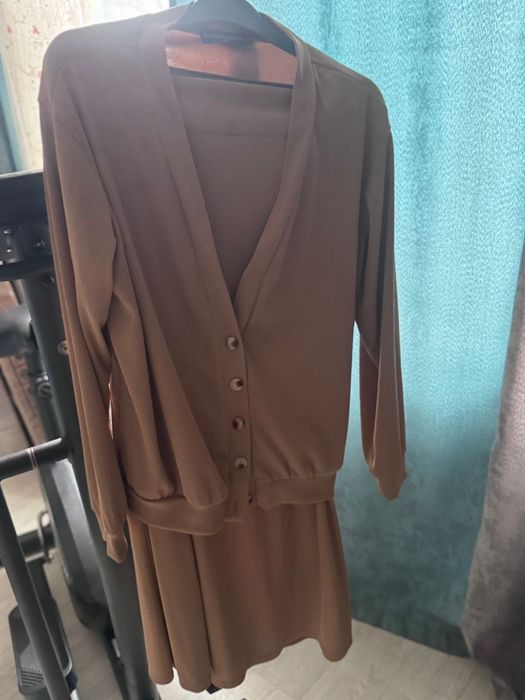 Костюм тройка с юбкой и топом