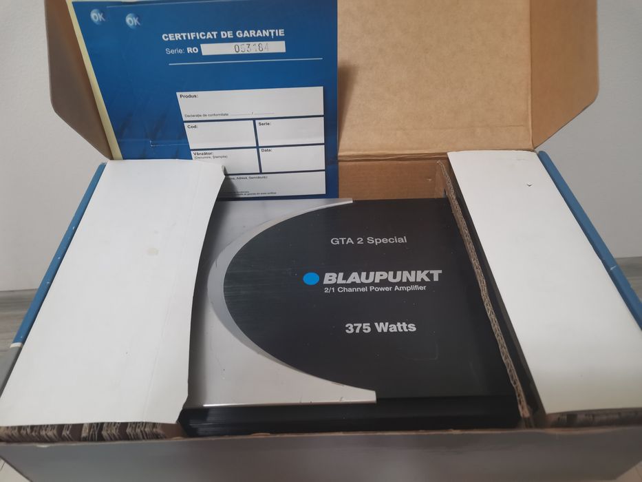 Pachet Audio Auto Full Sony Xplod + Stație Blaupunkt GTA 2