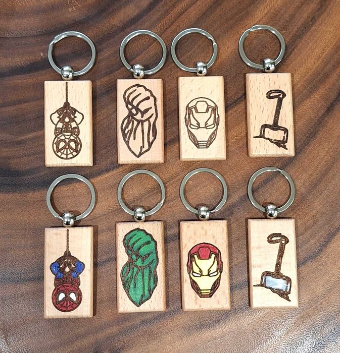 Дървени Ключодържатели Marvel