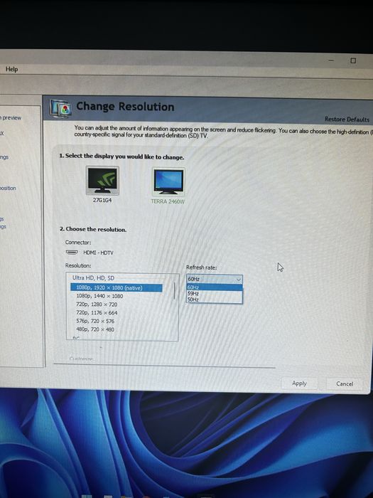 Продавам 2 броя монитори (24 инча)