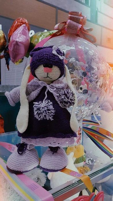 Вязаные игрушки.