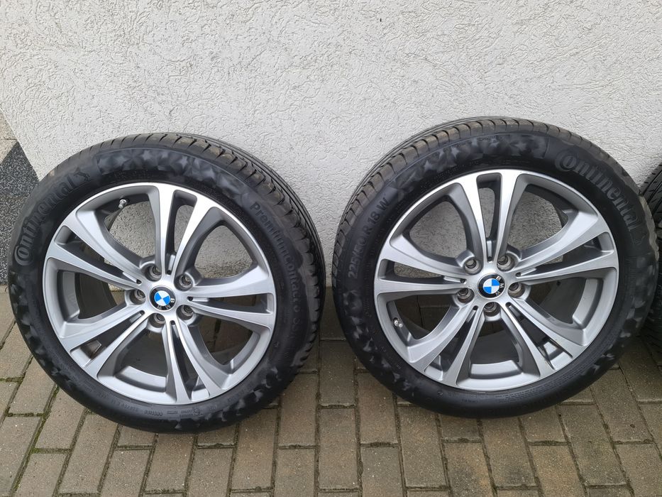 Roti BMW X1 R18 cu jante aluminiu originale si anvelope vara Conti