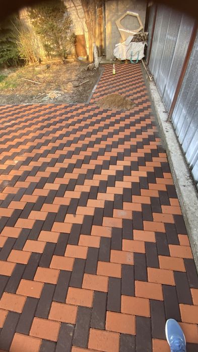 Укладка брусчатки