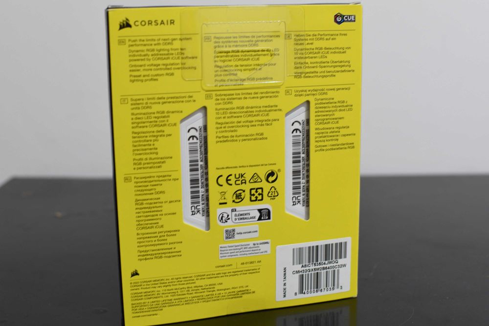 Vand Memorie Ram Corsair Vengeance Rgb Ddr5 Ram 32Gb 6400Mhz Sigilat