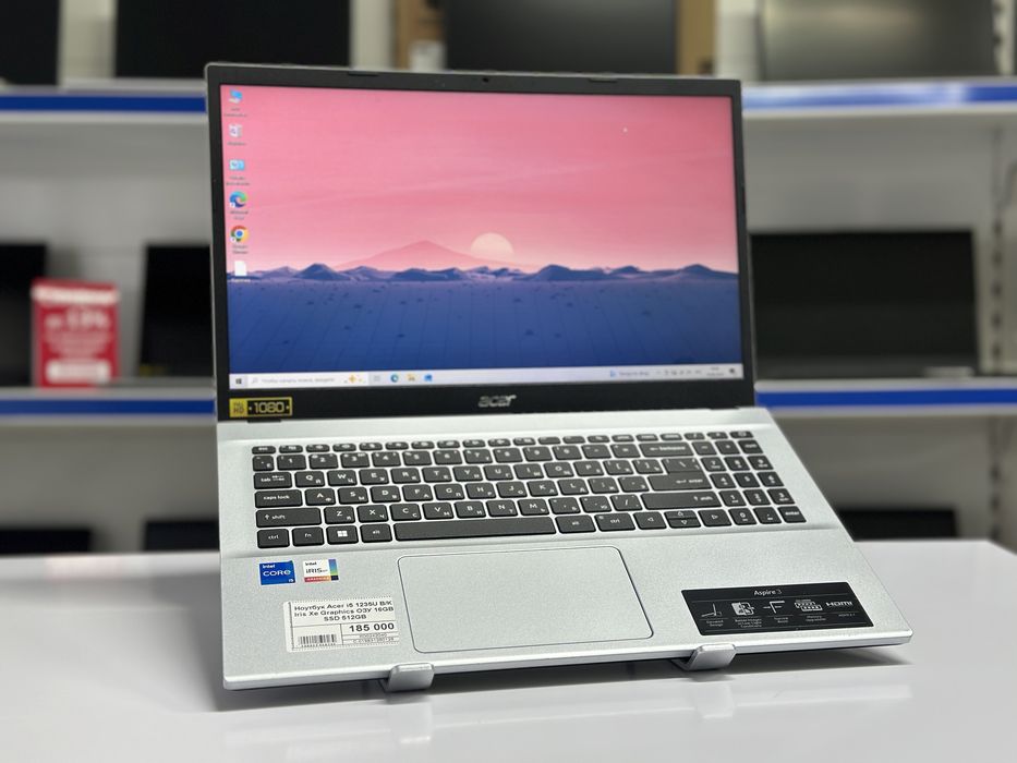 Ноутбук Acer Aspire 3/ Kaspi red/Kaspi 12