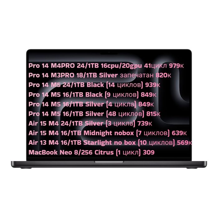 MacBook Air/Pro /M3/M4/M5 512Gb