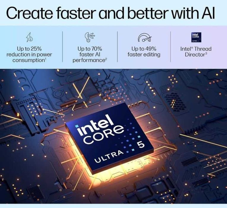 HP Probook 14"FHD IPS / Core™ Ultra 5 / 16GB DDR5 / 512GB SSD NVMe