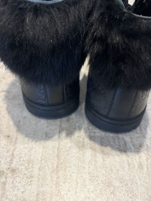 Оригинални дамски кожени боти Gucci