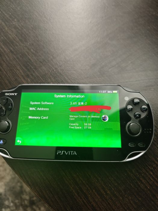 PSVita modat de vânzare