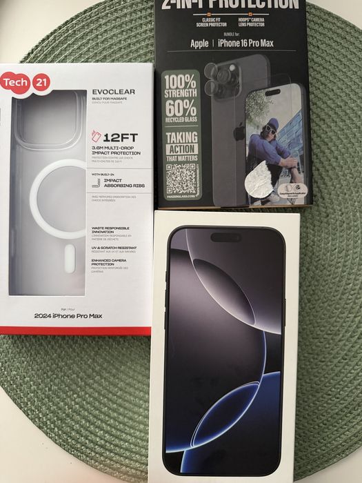 Iphone 16 pro max, negru, sigilat!