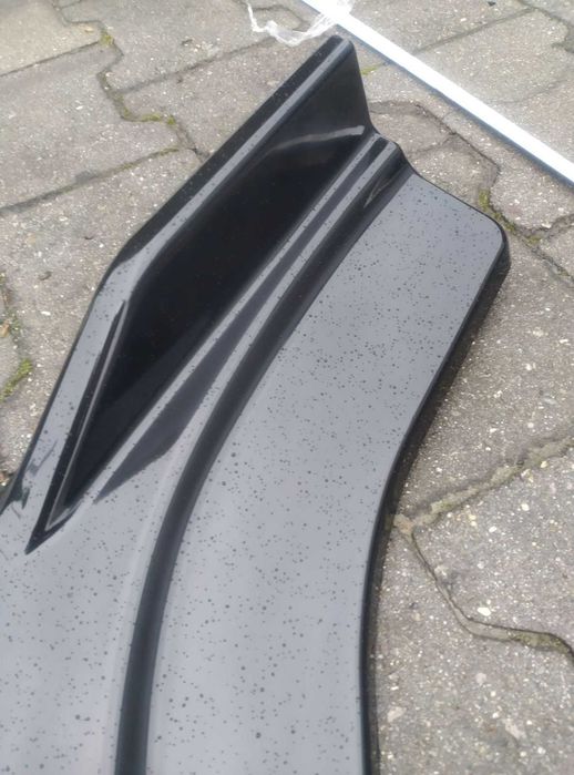 Преден лип спойлер универсален 3 части ЧЕРЕН – нож за броня, тунинг