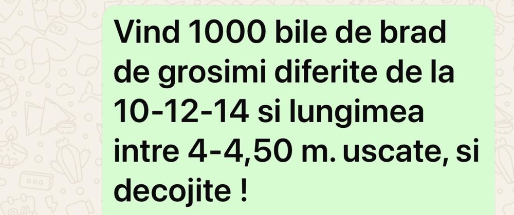 Bile de brad diverse grosimi