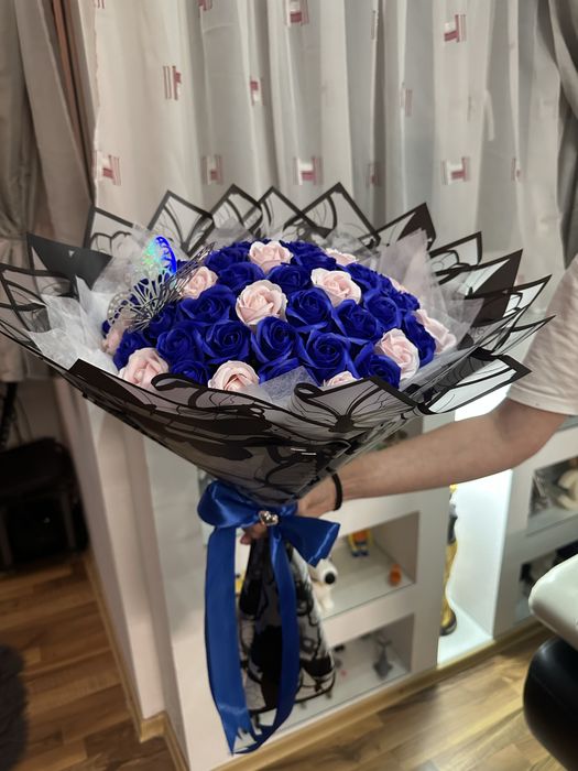 Buchet trandafiri din sapun