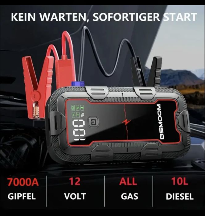 Robot pornire /jump starter portabil 7000A 26800 mah