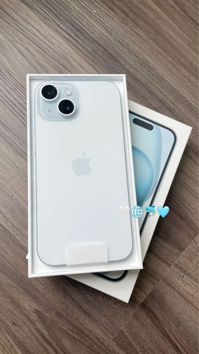 Iphone 15 в отличном состояни с коробкой