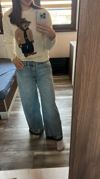 Дънки с широк крачол