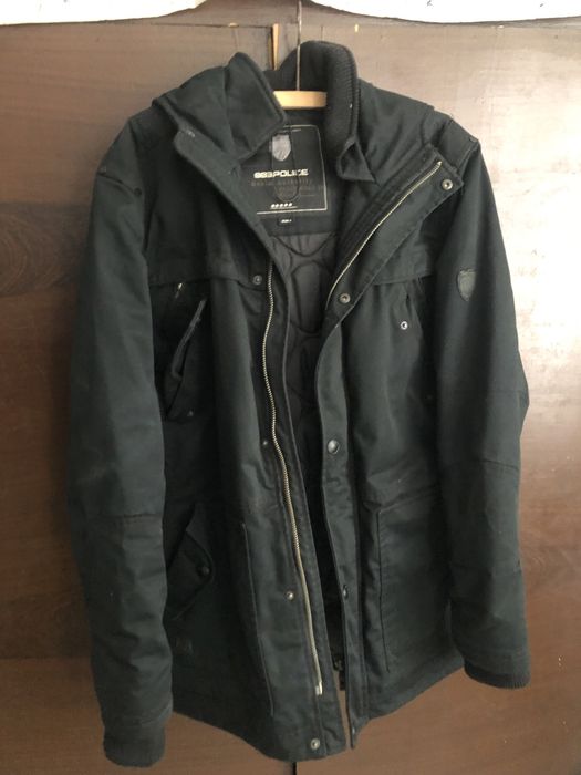 Geaca barbati neagra,cu gluga