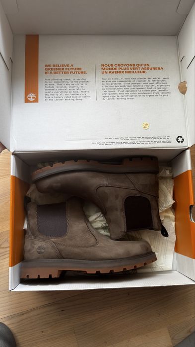 замшевые челси Timberland 41р
