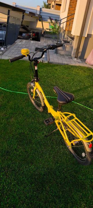 Bicicletă pliabilă PEGAS Camping galbenă - stare excelentă, aproape nouă_cumpărată 2019