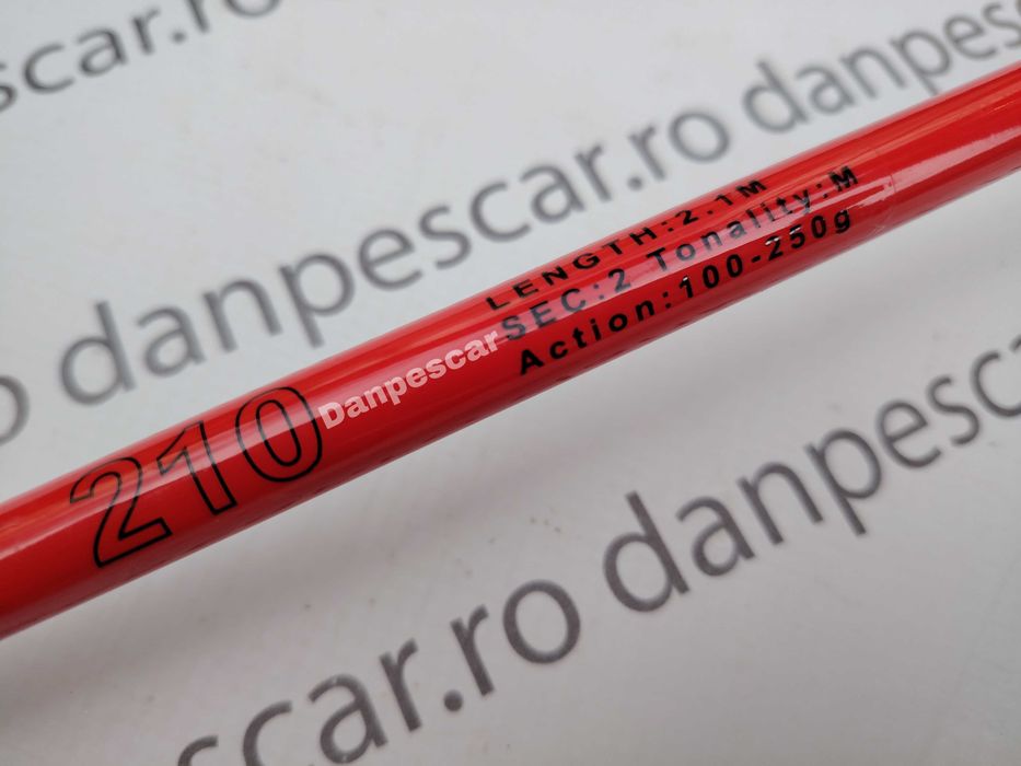 SET 4 Lansete ES fibra sticla plina 2,10m  pescuit la dunare 100-250gr