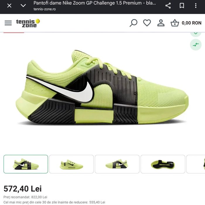 Nike GP Challenge 1.5 HC Tenis Padel NOI | 36, 36.5, 38, 38.5, 40, 40.5, 41, 42