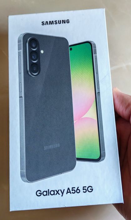 SAMSUNG A56 5G Awesome Graphite Duos 8/256 GB ca nou, fullbox + cadou!