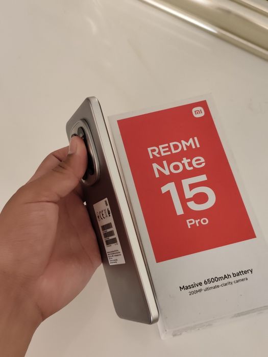 Redmi Note 15 pro 2 xapte boldi alinganina