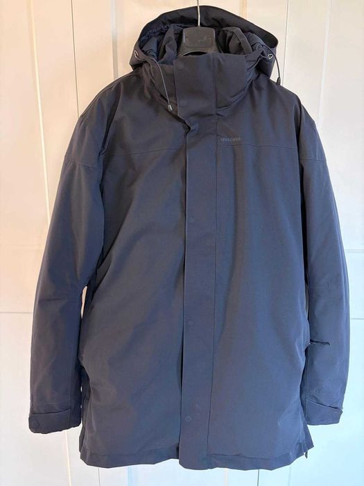 Geacă Parka Quechua SH500 -10°C impermeabilă, albastru, bărbați zăpadă