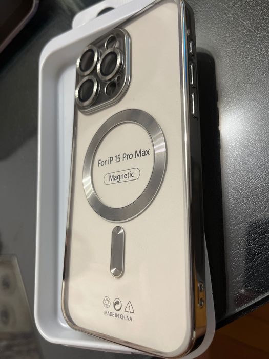 Калъф за iPhone 15 Pro Max подарък стъклен протектор