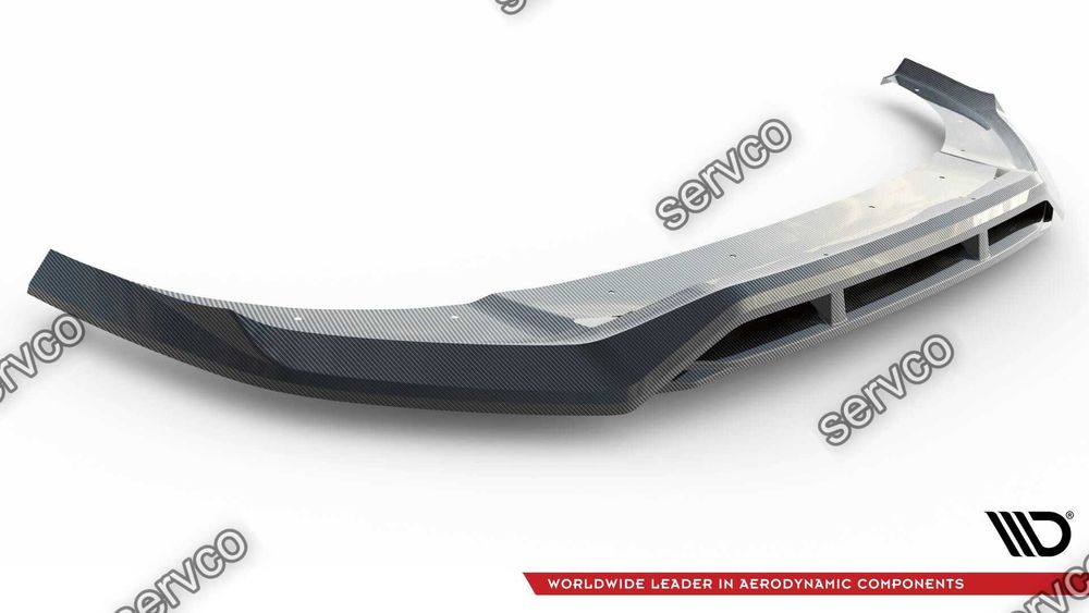 Prelungire splitter bara fata Audi RSQ8 Mk1 2019- v5 - Maxton Carbon