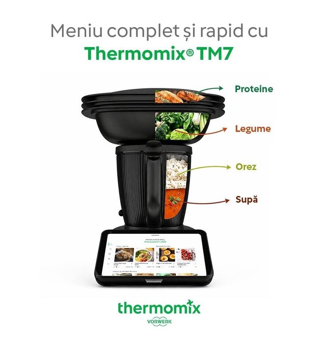 Thermomix TM7 nou cu garantie 2 ani