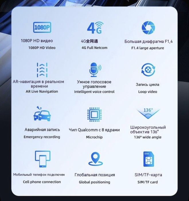 Carlinkit Tbox AR668 Android 13 + Видеорегистратор 4 в 1