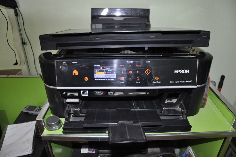 EPSON PX660  6 ХИЛ   РАНГЛИ ПРЕНТИР  СОТИЛАДИ
Расм чиқаради, Ксерокопи