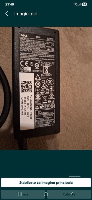 Docking Station Dell D3100 USB 3.0 Ultra HD/4K Triple Display