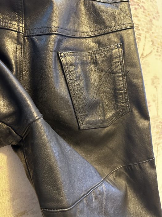 Pantaloni 100% piele naturala barbati Louis marimea M-36